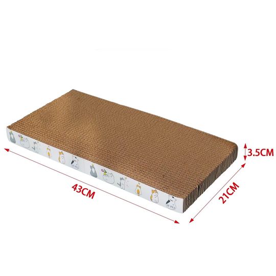 Cat scratch board straight Board wear-resistant non-chip large cat grinding board corrugated paper anti-scratch cat toy wave cat claw board
