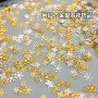 秋冬金银色美甲圣诞饰品
