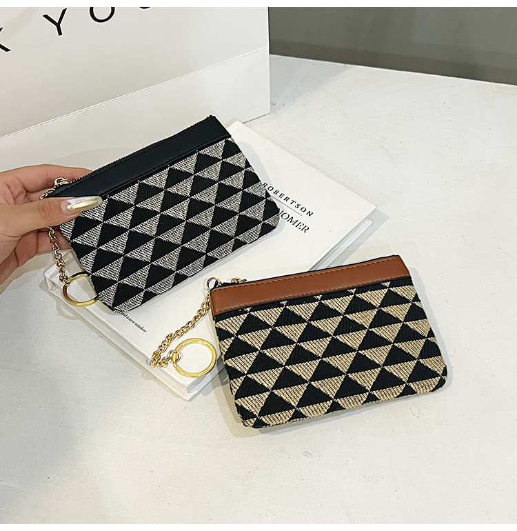 Women's Geometric Oxford Cloth Zipper Wallets display picture 6