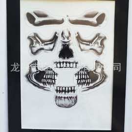 跨境新款卡通儿童烫金豹纹纹身贴可爱妆容脸贴活动派对装饰纹身贴