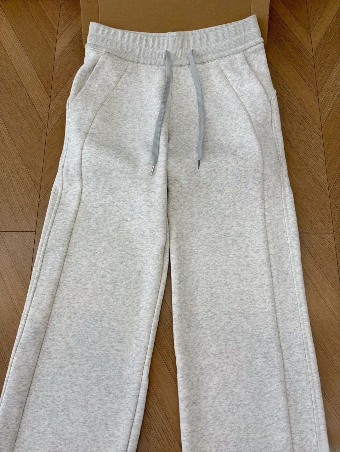 [재고 입체 허리] 새로운 느슨한 슬림 스트레이트 다리 넓은 다리 유행 얇은 바지 여성의 봄과 가을 20