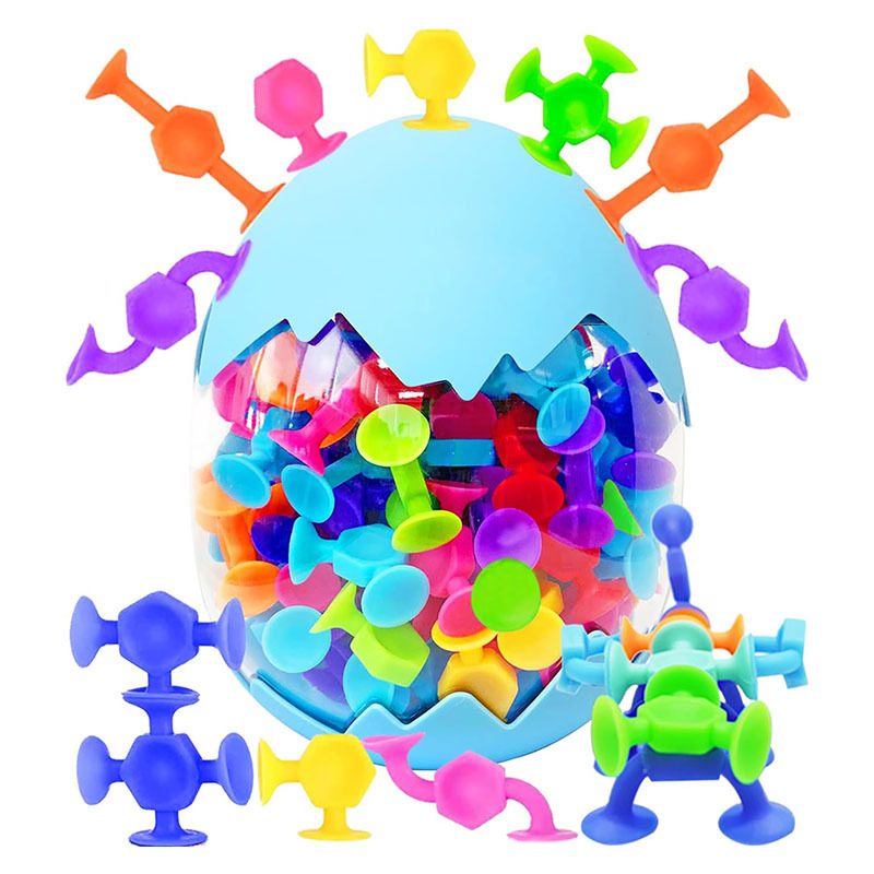 Cross-border Hot Suction Cup Soft Building Blocks Suction Music Sticky Music Children's Educational DIY Variety Matching Building Blocks Toy Cross-border Hot Suction Cup Soft Building Blocks Suction Music Sticky Music Children's Educational DIY Variety Matching Building Blocks Toy
