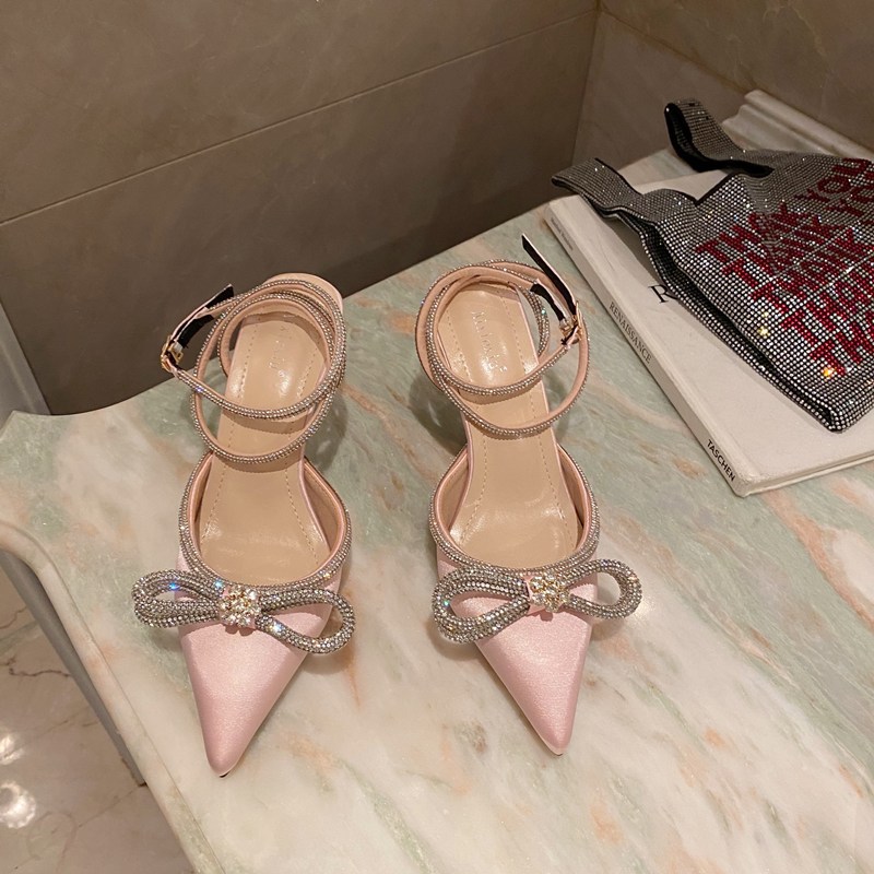 Sandali con tacco a spillo da donna con strass punta affilata_voghion.com
