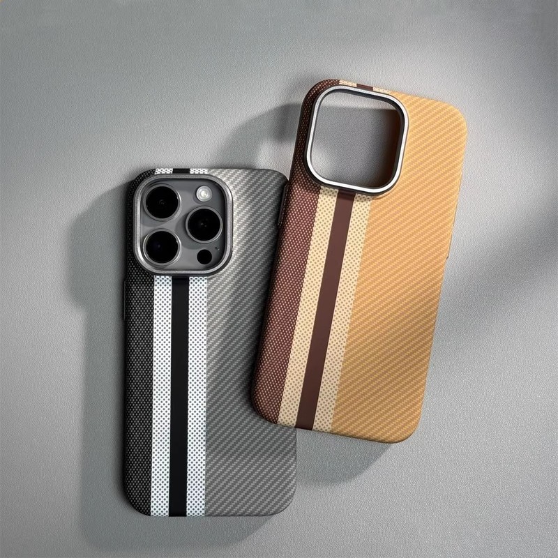 Suitable for iPhone 17 Pro Max Phone Case, Kevlar Pattern Magnetic Hard Case, 16 Carbon Fiber Pattern Anti-Drop Protective Cover Suitable for iPhone 17 Pro Max Phone Case, Kevlar Pattern Magnetic Hard Case, 16 Carbon Fiber Pattern Anti-Drop Protective Cover