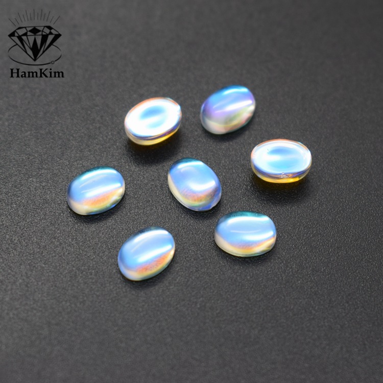 蛋形 AB彩玻璃石