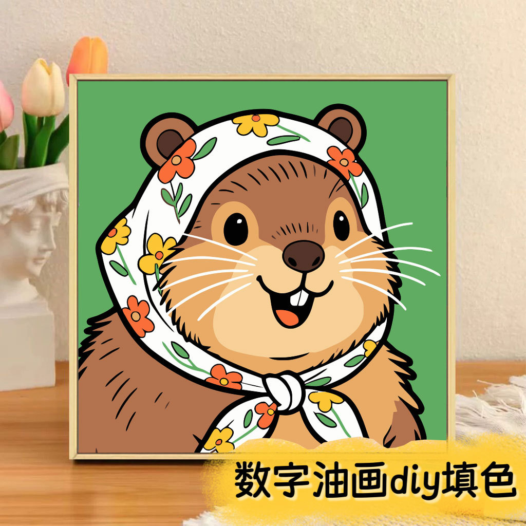 LA890 / 20*20cm背板+颜料+画笔