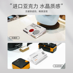 Speedy Sale Acrylic Card Stand Crystal Price Display Sign 4S Shop Price Tag QR Code Desk Display Rack