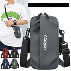 男性と女性のフィットネス通気性屋外サイクリング男性アームバッグレジャー携帯電話バッグ卸売潮バッグスポーツクロスボディ携帯電話バッグ