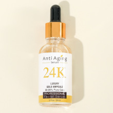 跨境24K金箔精华液保湿补水亚马逊黄金原液24K Gold Face Serum