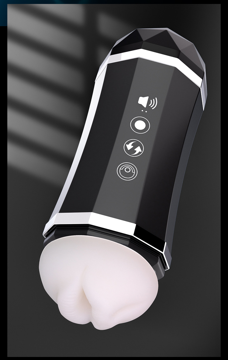 Jiuai Manual Masturbation Cup for Men with Clamp Suction Action, ABS and TPE — detail image 29