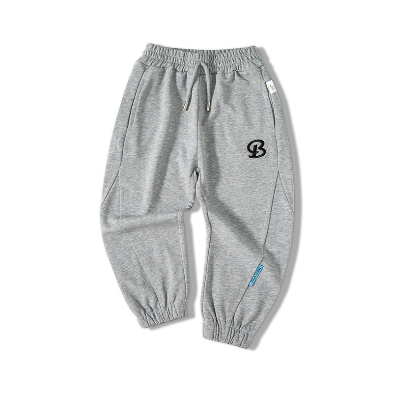 Ser Superior ropa para niños transfronterizo otoño nuevos Pantalones deportivos para niños estilo coreano pantalones para niños pantalones bordados con letras image 4