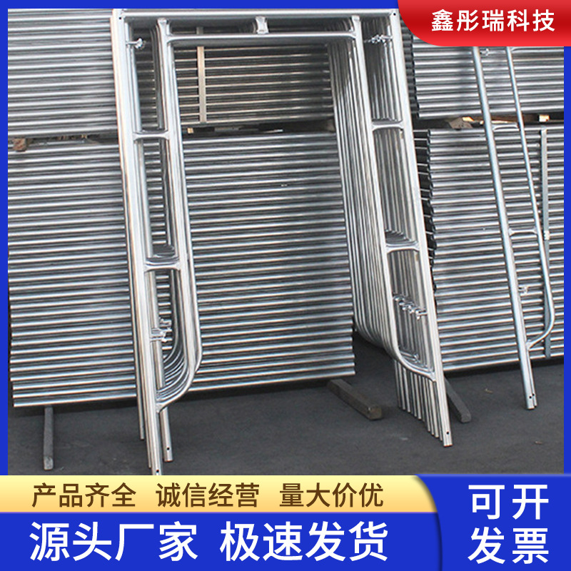 工厂移动脚手架折叠升降拼接脚手架带轮装修施工组合脚手架可移动