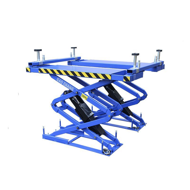 UE汽车维修专用剪式举升机支持二次举升升降机