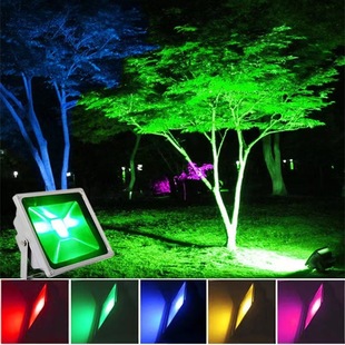 Color Spotlights, Colorfulful Tree Lights, Landscape Greening Trees, Colorful Outdoor Spotlights, Led Colorful-Changing Spotlights, Green
