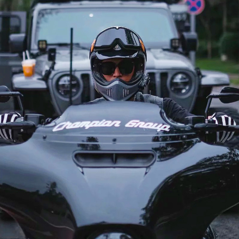 Vossレトロ全ヘルメット四季ハーレー機関車ヘルメット