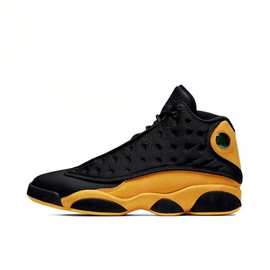 莆田鞋跨境aj13黑白熊猫公司级乔13高帮白蓝黑曜石篮球男女运动鞋