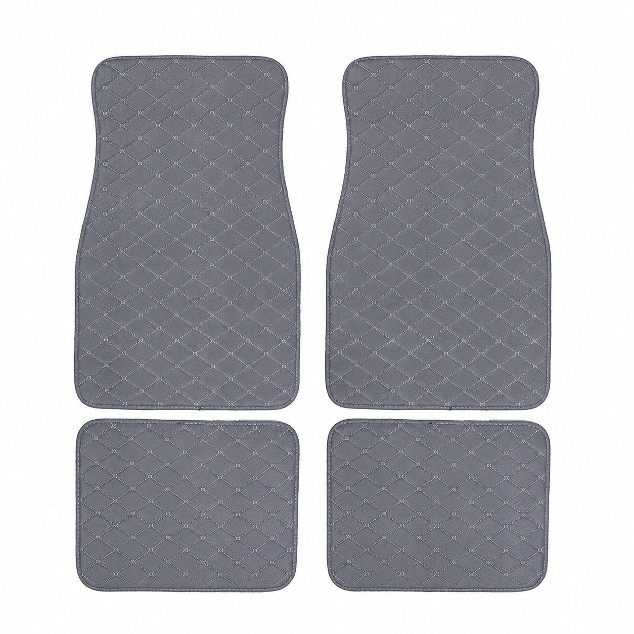 Wholesale and dropshipping of foreign trade car carpets, Amazon cross-border quilted foot mats, right-hand drive PVC universal car floor mats