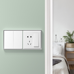 Switch Frame Strip Protective Cover Light Luxury Decorative Frame Cover Stereo Home Switch Sticker Wall Sticker Socket Label Sticker