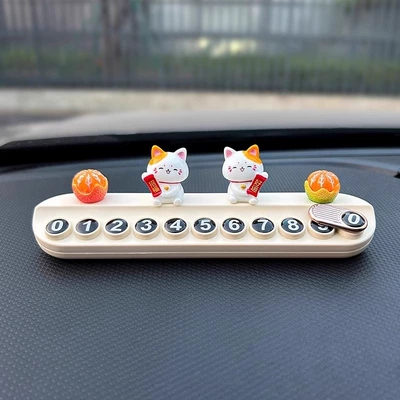 Nömrəli dayanma kartı Car Car Phone Plate for