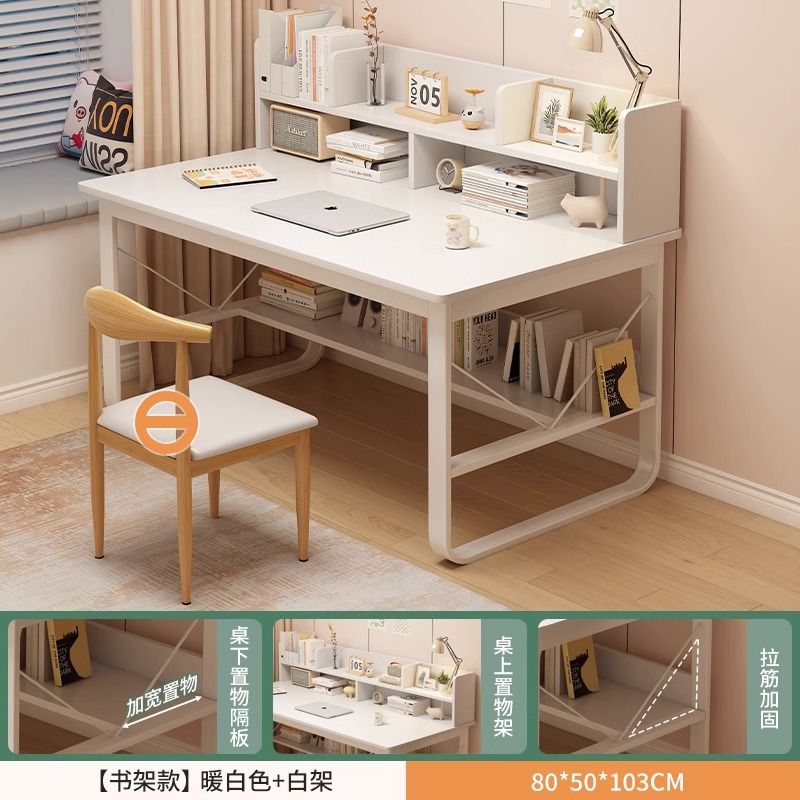 Mesa de estudio de estudiantes en el hogar simple dormitorio moderno con cajones escritorio de computadora simple escritorio de oficina escritorio de trabajo