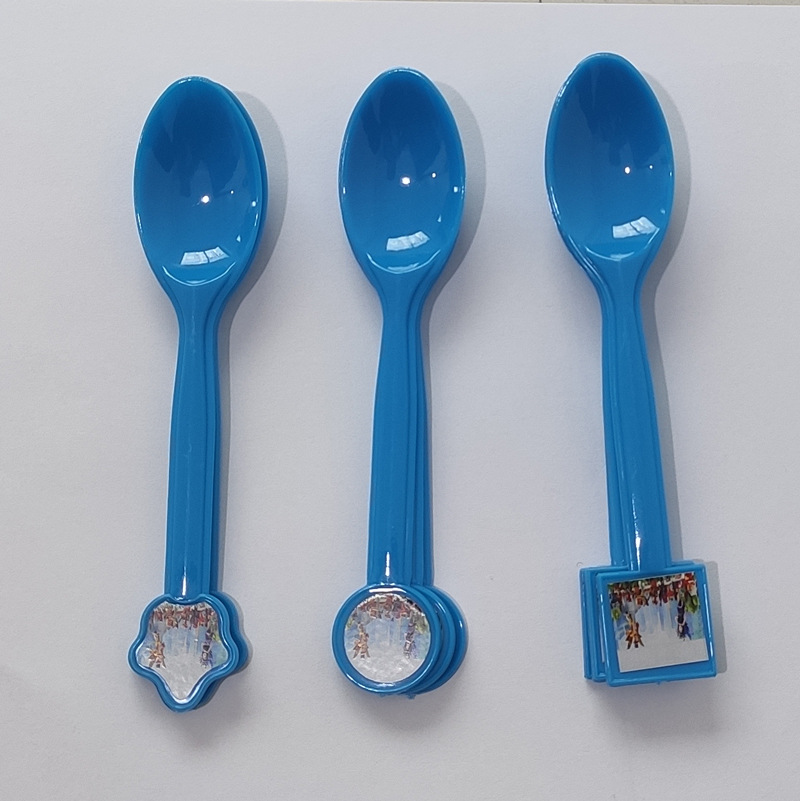 10 PCs con imagen cuchara 1 Pack