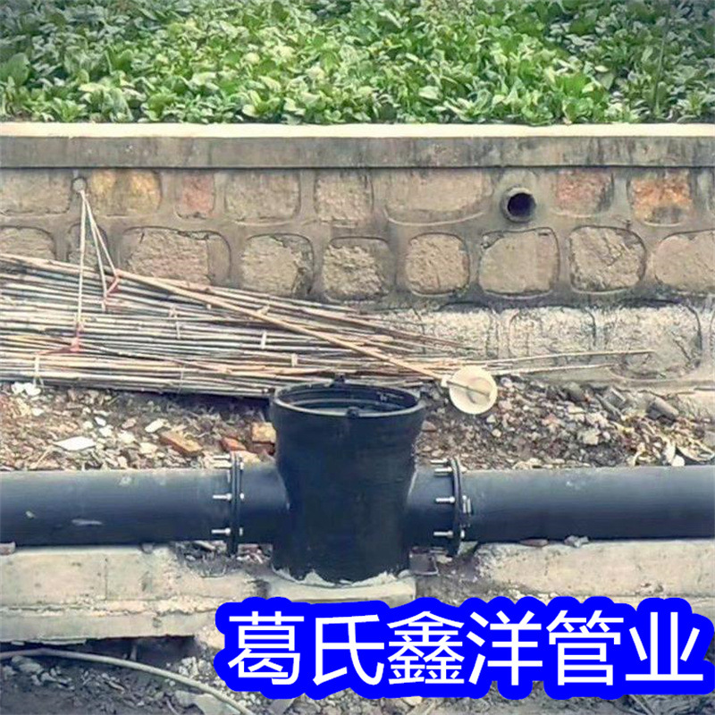 高铝水泥内衬球墨铸铁检查井池 铸铁顶管 管件 精密铸造 一次成型