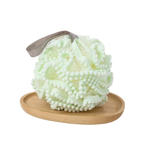 Bath flower high-end large size bath pearl bath ball non-scattered bath flower ball cute scrub foaming bath ball wholesale