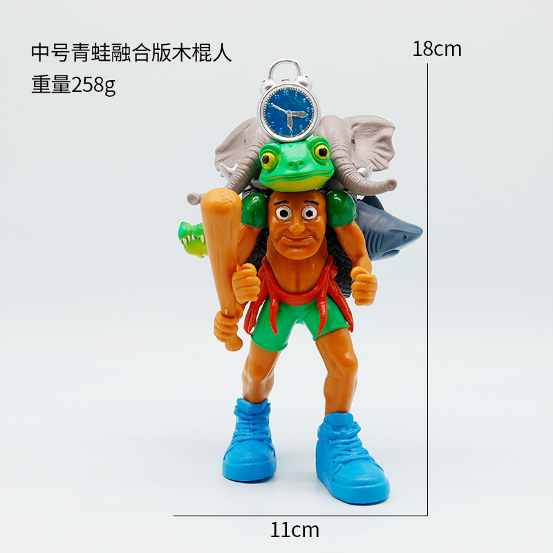 跨境动漫外国美国山海经tungtungsahur木棍人公仔盲盒手办摆件模|undefined