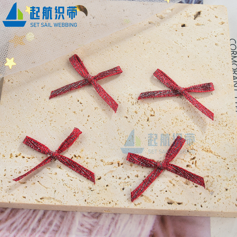 Wholesale Manufacturer Small Butterfly Knot Ribbon Tied Fabric Accessories Decorative Products Clothing Accessories Wholesale 0.3mm
