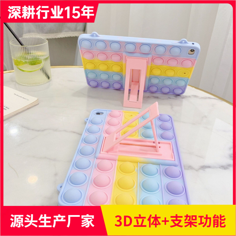 For Apple Rainbow Bubble Ipad10.9 10.2 Stand Ipad56 Samsung Tablet A9T500/t295S7