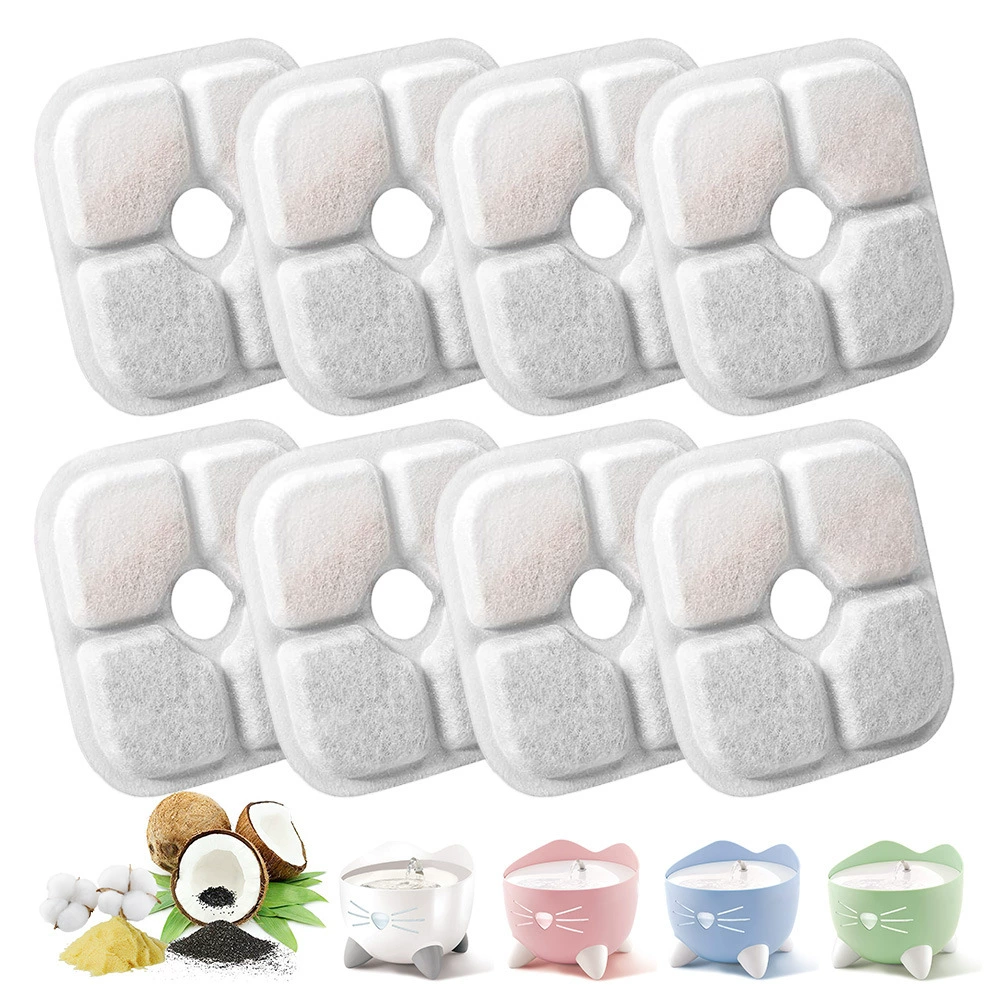 Амазонка взрывного питья для домашних животных catit замена фильтрующего элемента активированный уголь ионная смола PIXI фильтр хлопок