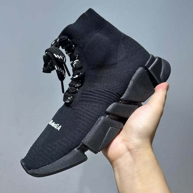 High-Quality European Export Paris Speed Trainer Slip-On Shoes for Men and Women, Couple Style Sock Shoes High-Quality European Export Paris Speed Trainer Slip-On Shoes for Men and Women, Couple Style Sock Shoes