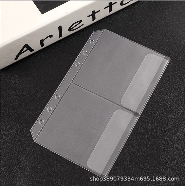 Laptop, book for business cards, storage bag PVC with zipper, 5A, 6b, tear-off sheet