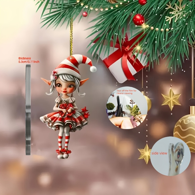 亚克力钥匙扣双层透明卡通创意可爱挂件明星动漫周边立牌