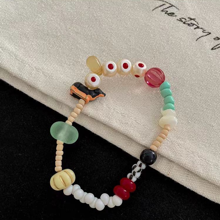 도파민 닥스훈트 비즈 팔찌