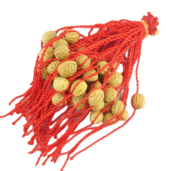 organic woven red rope bracelet