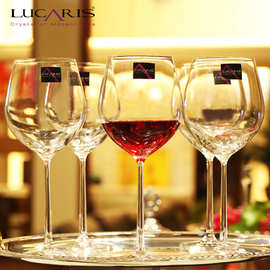 泰国进口卢卡瑞斯水晶波尔多红酒葡萄勃艮第酒杯高脚杯香槟杯套装