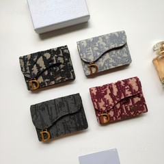 新しいフレンチスタイル老眼Dホームショート小銭入れ財布ニッチデザインレトロ多機能カードホルダードキュメントバッグ