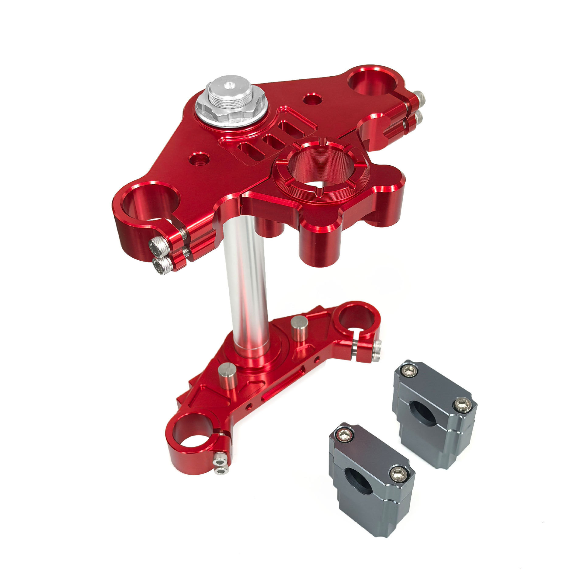 Suitable for Honda Honda Ct125 Modified Upper and Lower Connecting Plate Aluminum Alloy Direction Column Assembly Accessories