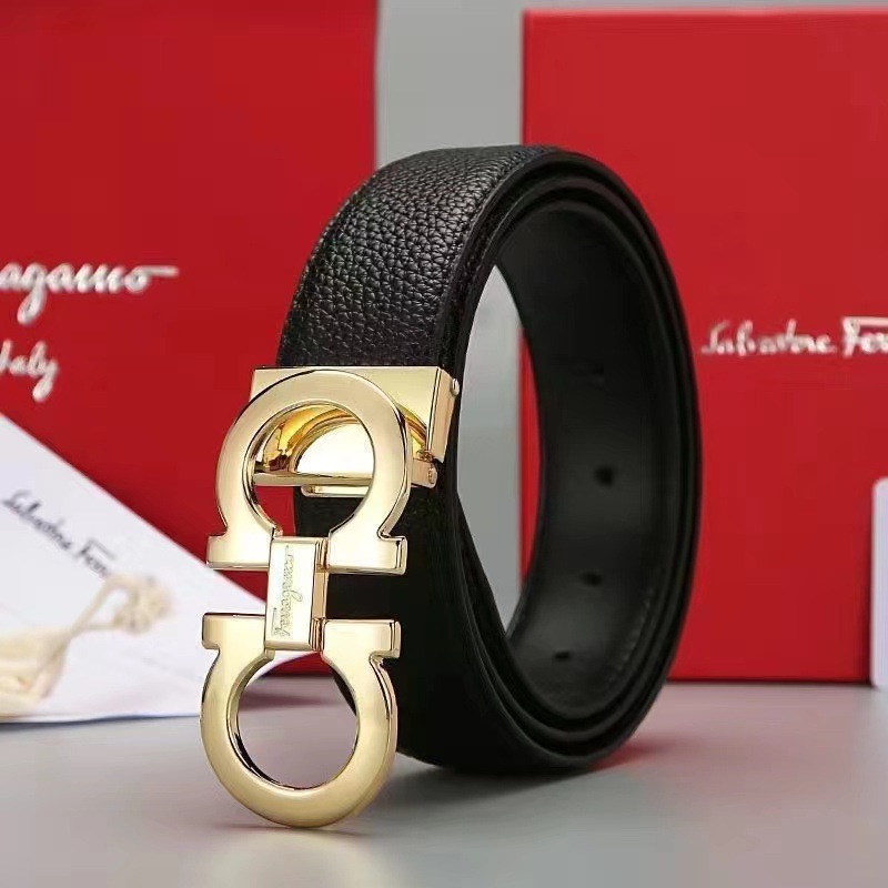 Lychee pattern gold buckle [clip buckle-gift box] / 105cm