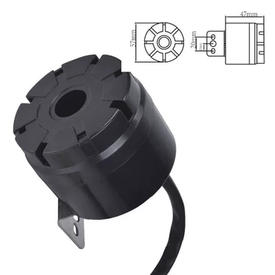 12V24V Truck Mixer Truck Car horn/tweeter - a1-black-round-buzzer-12-24v-single-speaker-universal