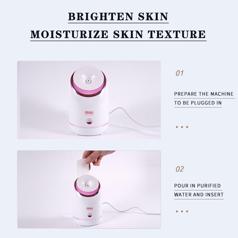 DSP Facial Steamer, Facial Hydration Device, Spray, Small Home Hydrating Beauty Device_voghion.com