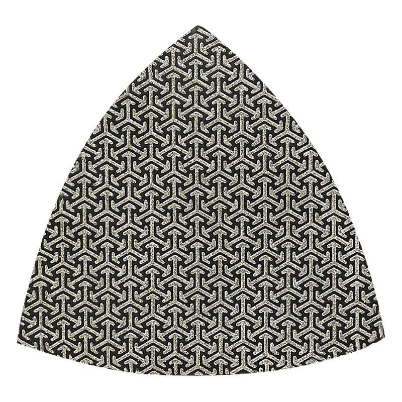 Placa de pulido de galvanoplastia triángulo Placa de roca azulejo recorte Dali cuarzo piedra superficie áspera corte boca universal tesoro Placa de molienda