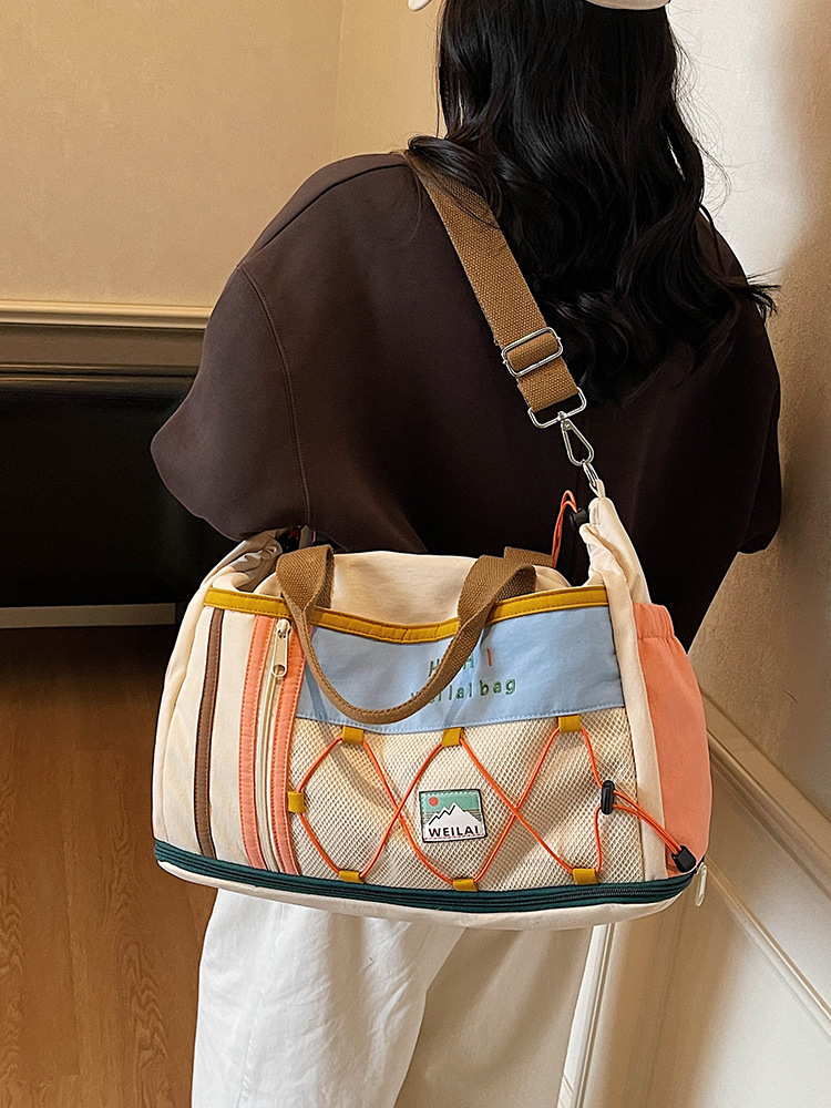 Moda nueva bolsa deportiva de fitness separación seca y húmeda bolsa de almacenamiento de equipaje multifuncional portátil bolsa de viaje de embarque