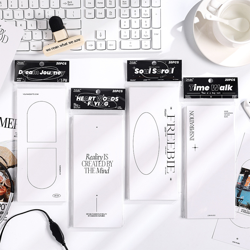 Papel de papel sin adhesivo material diario decoración material de base se puede escribir tarjeta de collage de notas