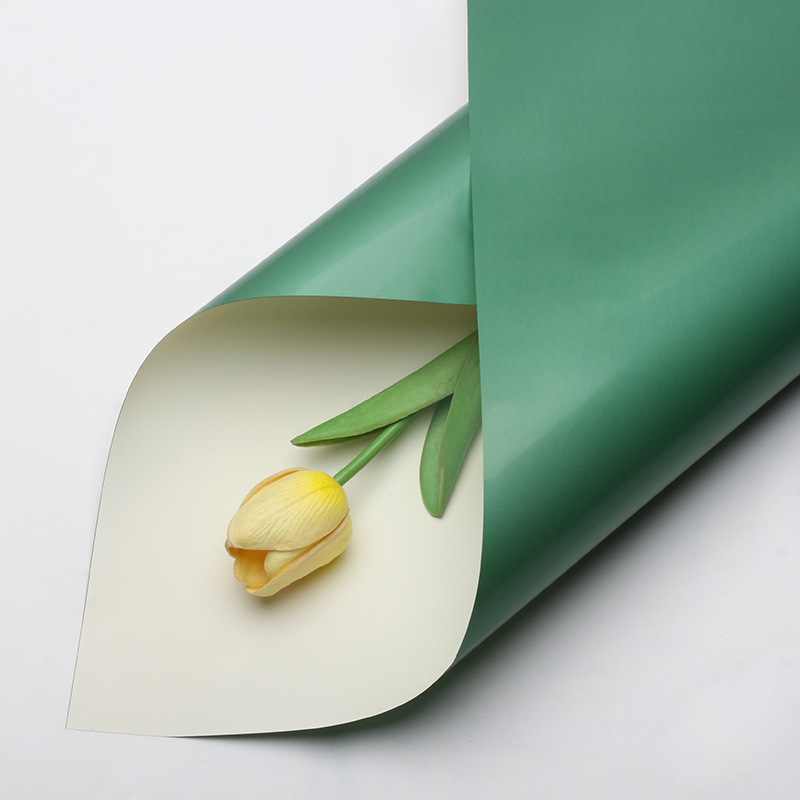 Ouya Paper Series Estilo coreano Primer amor Papel de color sólido Papel de embalaje de flores Ramo floristería Paquete de regalo floral Papel de flores