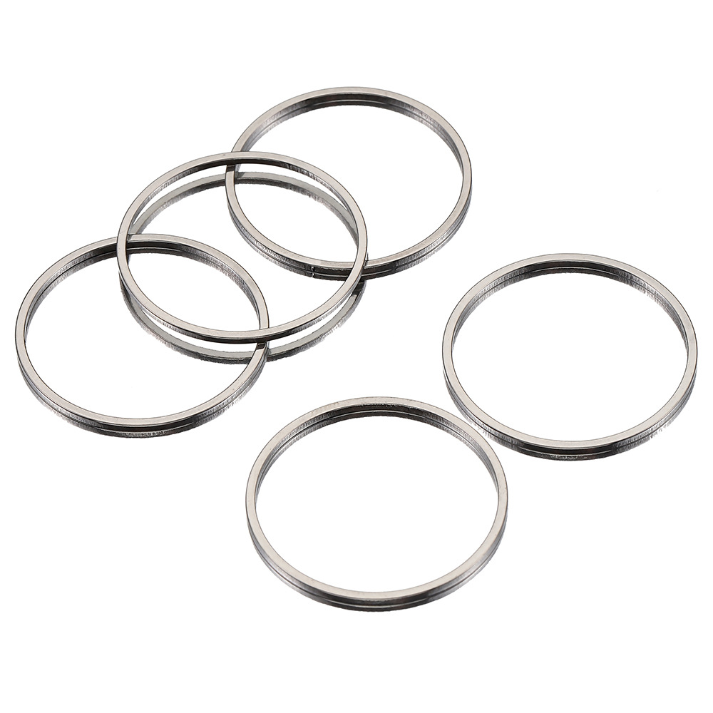 304 Stainless Steel Material 20 PCS/Package 304 Stainless Steel Solid Color Jewelry Buckle