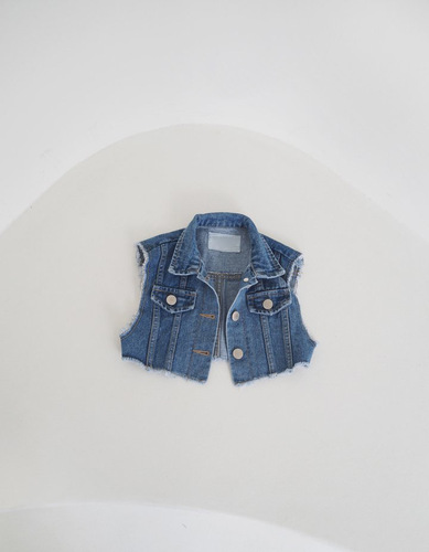 Children's clothing summer  new products Korean style children's coat sleeveless trendy fashionable outdoor denim vest street shirt 