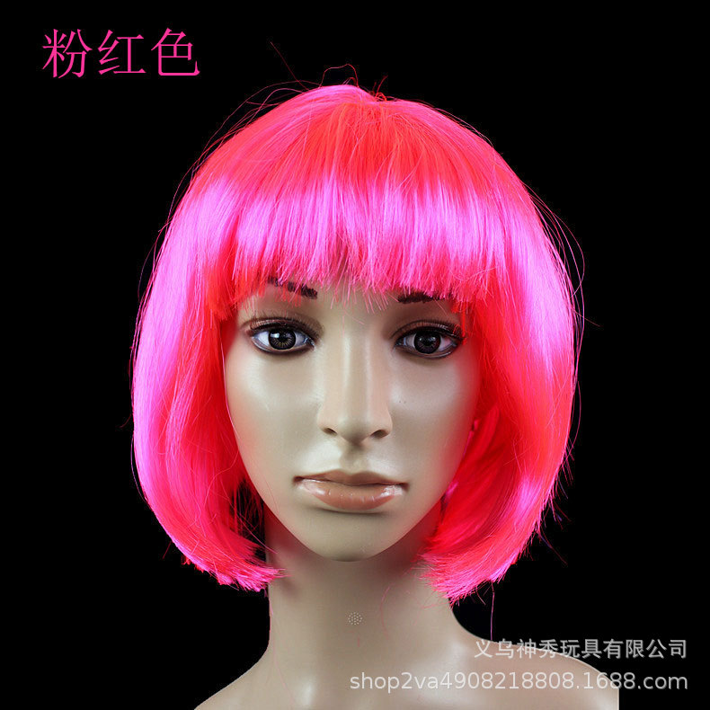 Fotografía de rendimiento apoyos de Halloween suministros de danza peluca conjunto de pelo estudiante pelo BOBO