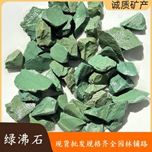 厂家现货批发天然绿沸石砾石园艺多肉植物铺面绿沸石砾石园林造景